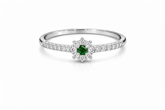 Anneau Idee Preziose dal 1987 Femme in Or blanc Zircone IP.AK18B/102 - IP.AK18B/102